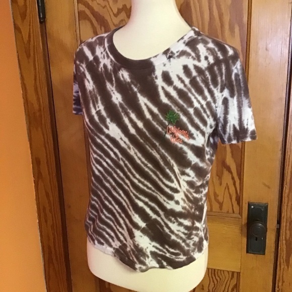 3 for 20 $ bundle LOFT Embroidered California vibes tie dye cropped top - Picture 5 of 8